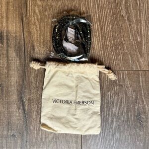 Victoria Emerson Black on Black Wrap Bracelet